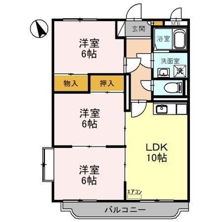 シーダータウンの物件間取画像